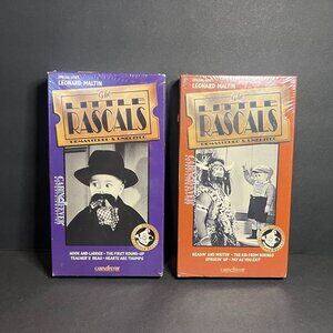 Set of 2 SEALED 1994 VHS The Little Rascals Vol 2 and 4 Remastered & Unedited